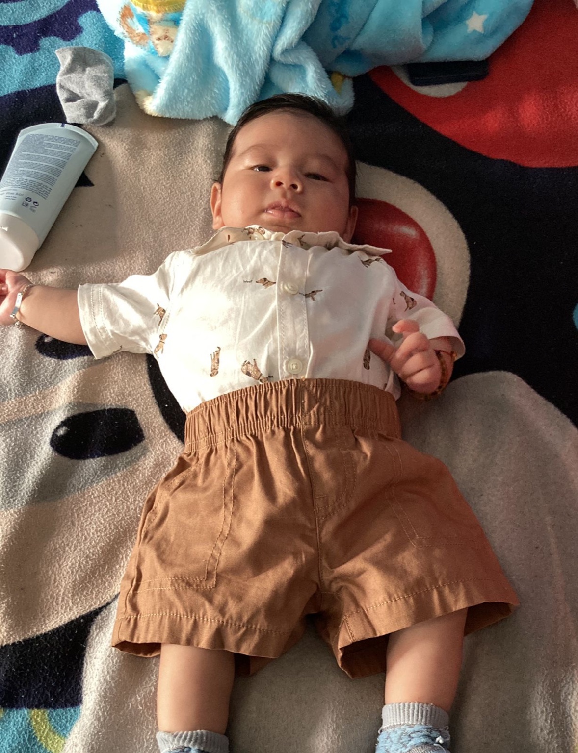 Nuestro bebé feliz